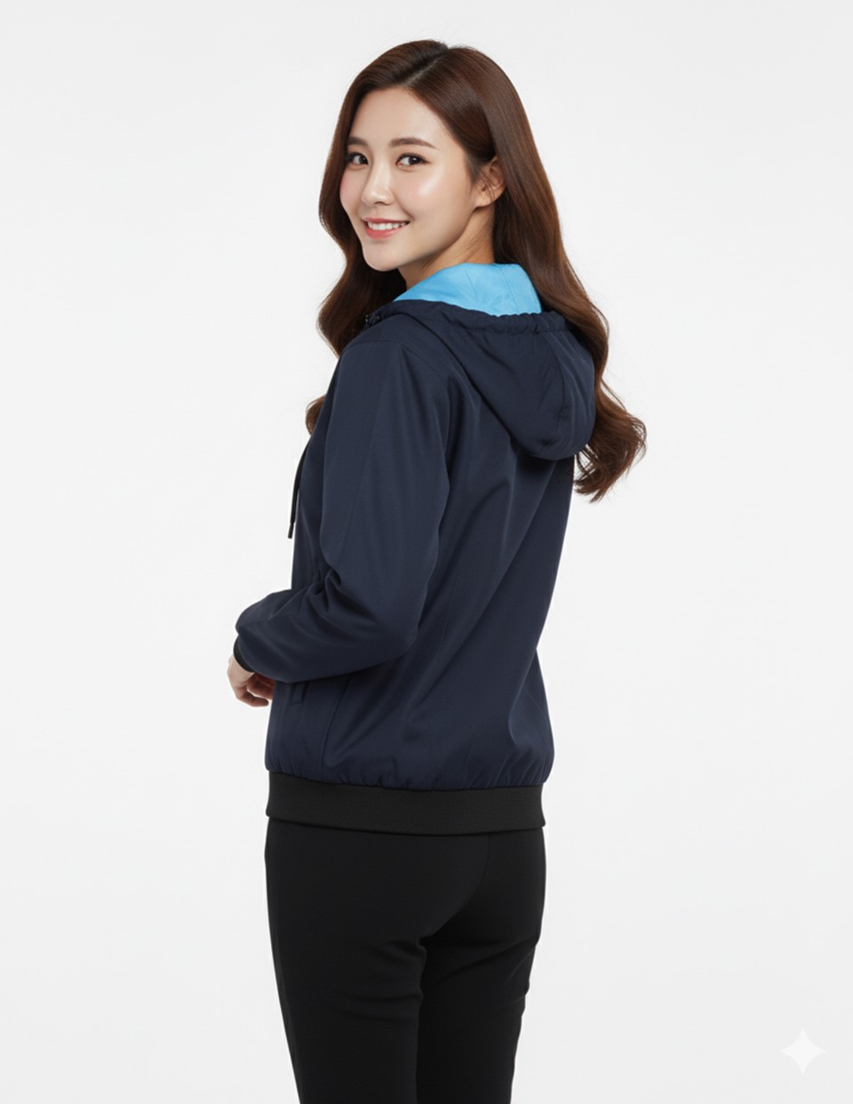 เสื้อแจ็คเก็ตเนื้อผ้าไมโครพีช มีซับใน มีฮู๊ด พร้อมบริการปักโลโก้รูปที่ 