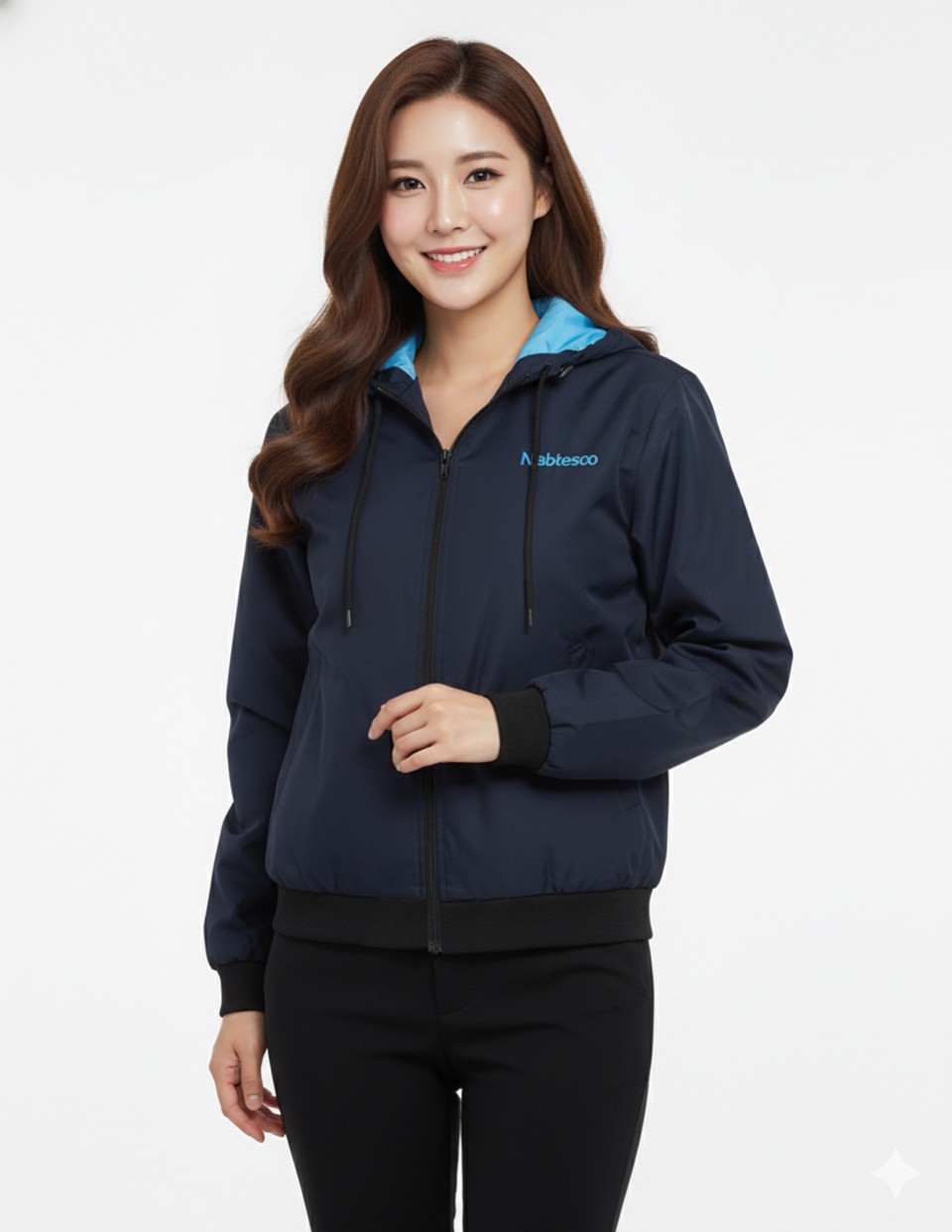 เสื้อแจ็คเก็ตเนื้อผ้าไมโครพีช มีซับใน มีฮู๊ด พร้อมบริการปักโลโก้รูปที่ 