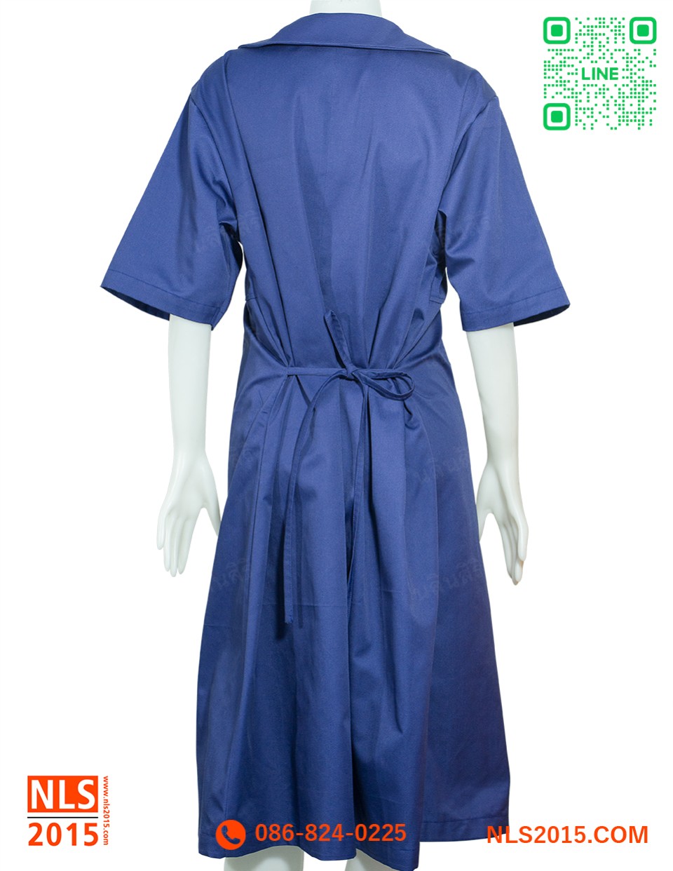 ชุดคลุมท้องเนื้อผ้าคอมทวิวปักอกซ้ายรูปที่ 