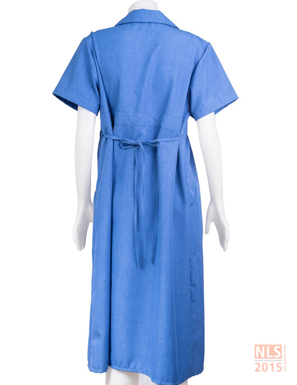 ตัวอย่างชุดคลุมท้องพนักงานสีฟ้าโรงงาน DRAXLMAIER / นลินสิริ รับตัดชุดคลุมท้องพนักงานรูปที่ 