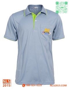 เสื้อโปโลเนื้อผ้าไมโครเม็ดข้าวสาร