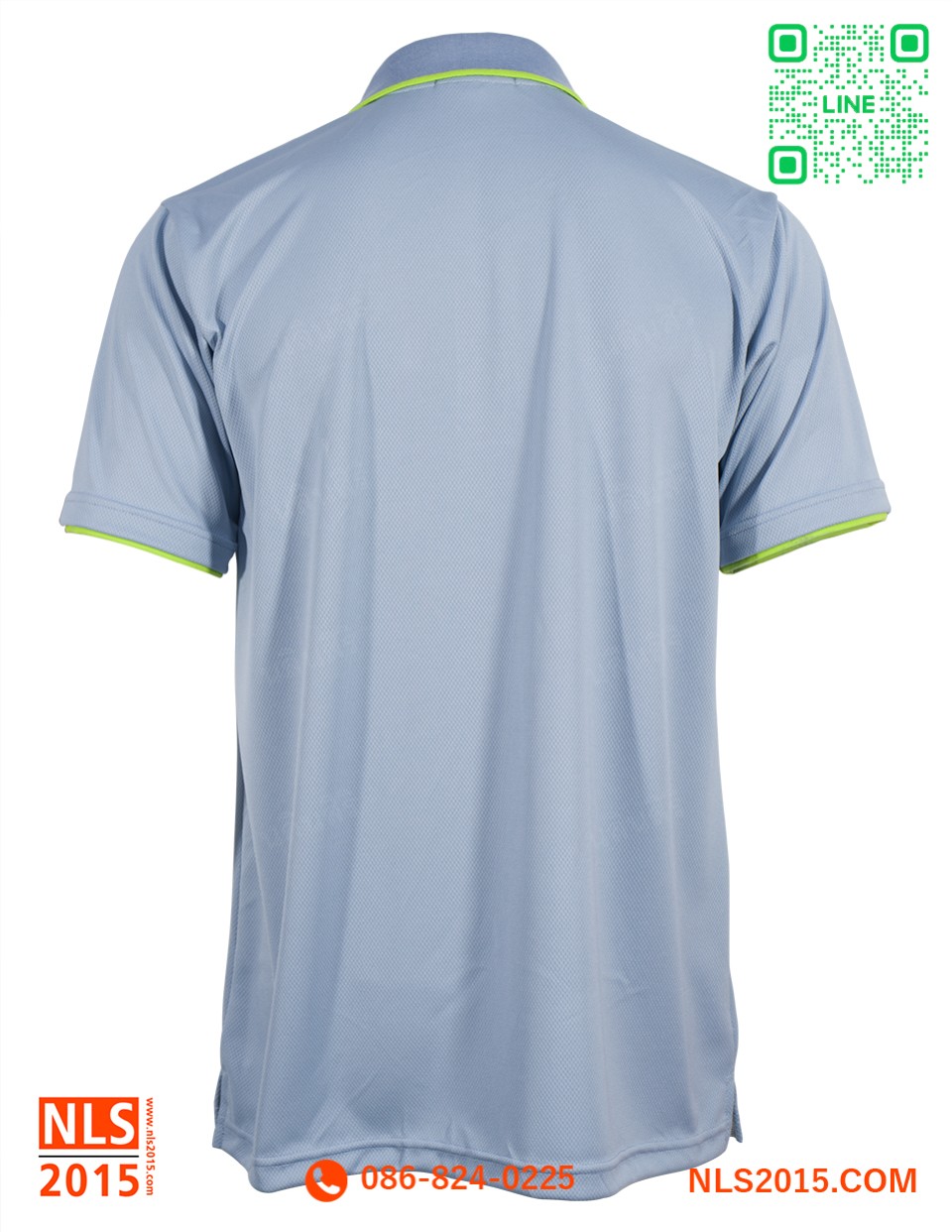 เสื้อโปโลเนื้อผ้าไมโครเม็ดข้าวสารรูปที่ 