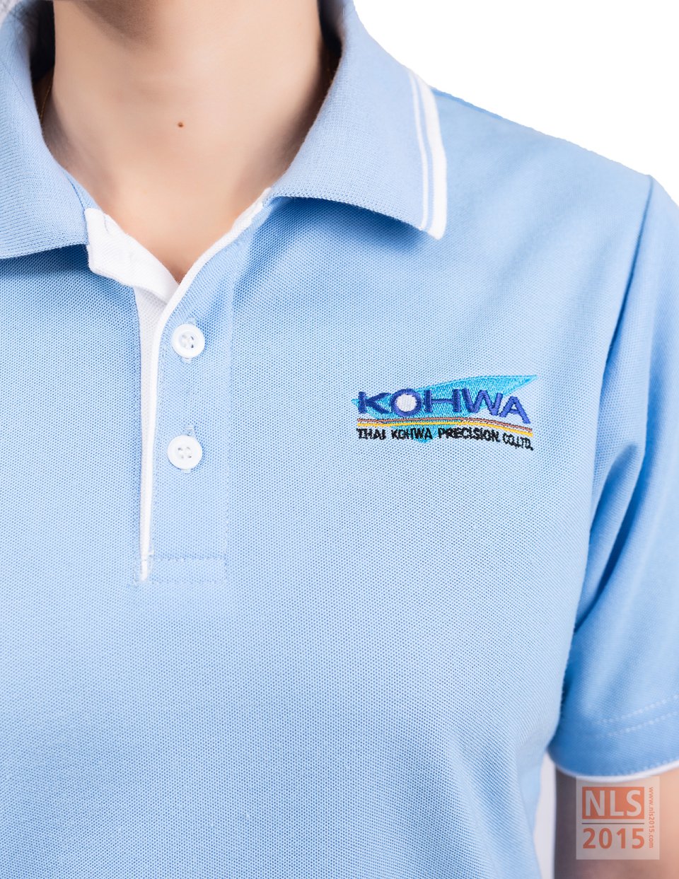 ตัวอย่างเสื้อโปโลพนักงานบริษัท KOHWA / นลินสิริ รับตัดเสื้อโปโล รับผลิตเสื้อโปโลพร้อมปักโลโก้รูปที่ 