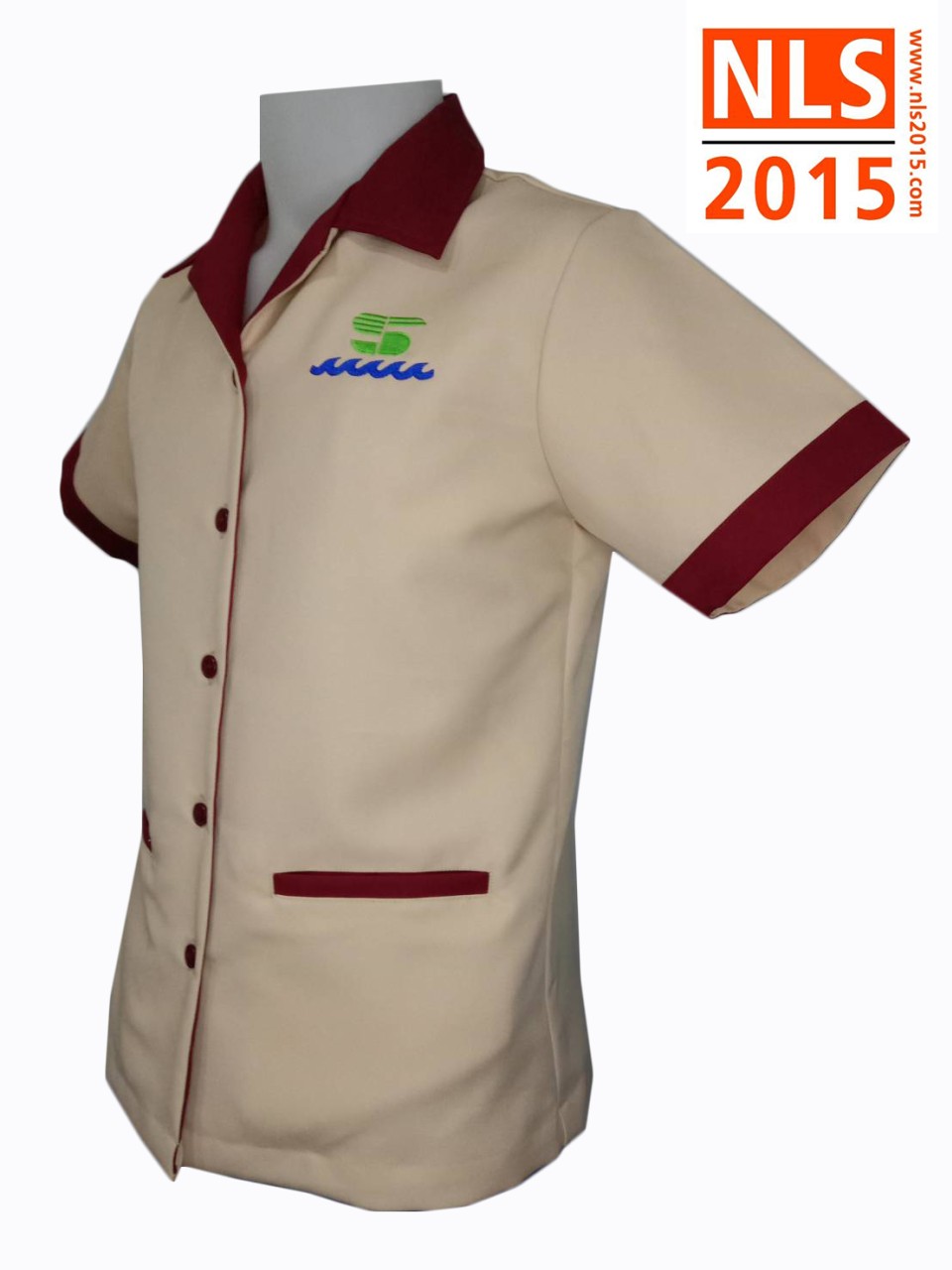 แบบเสื้อพนักงานแม่บ้าน พนักงานทำความสะอาดรูปที่ 