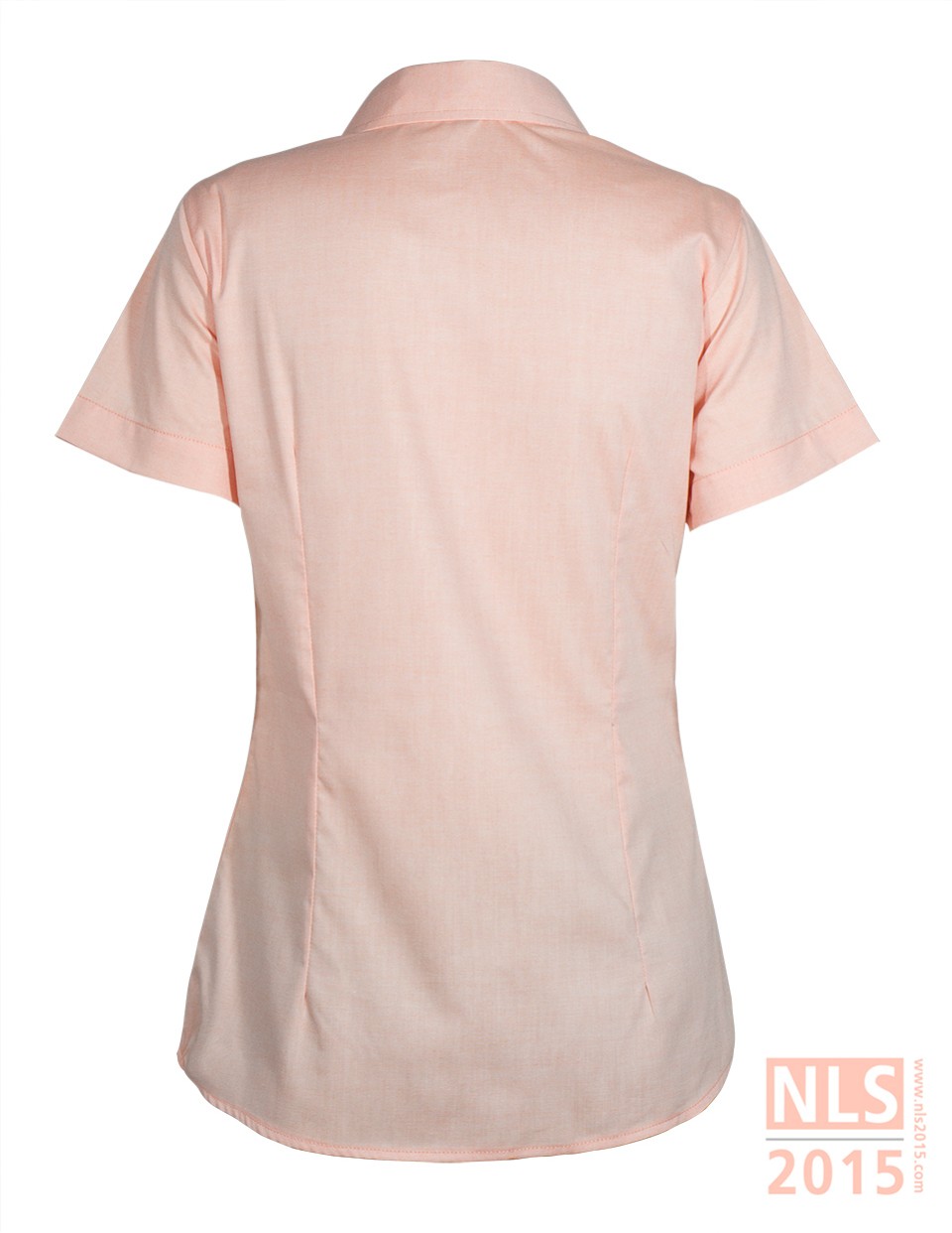 เสื้อเชิ้ตแขนสั้น สาบซ่อน เนื้อผ้าอ๊อกฟอร์ดรูปที่