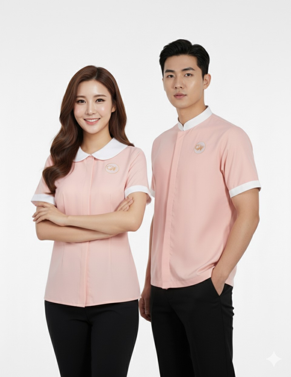 เสื้อเชิ้ตเนื้อผ้าไมโครยืดรูปที่