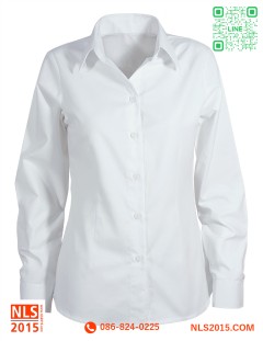 เสื้อเชิ้ตแขนยาวเนื้อผ้า cvc อ๊อกฟอร์ต