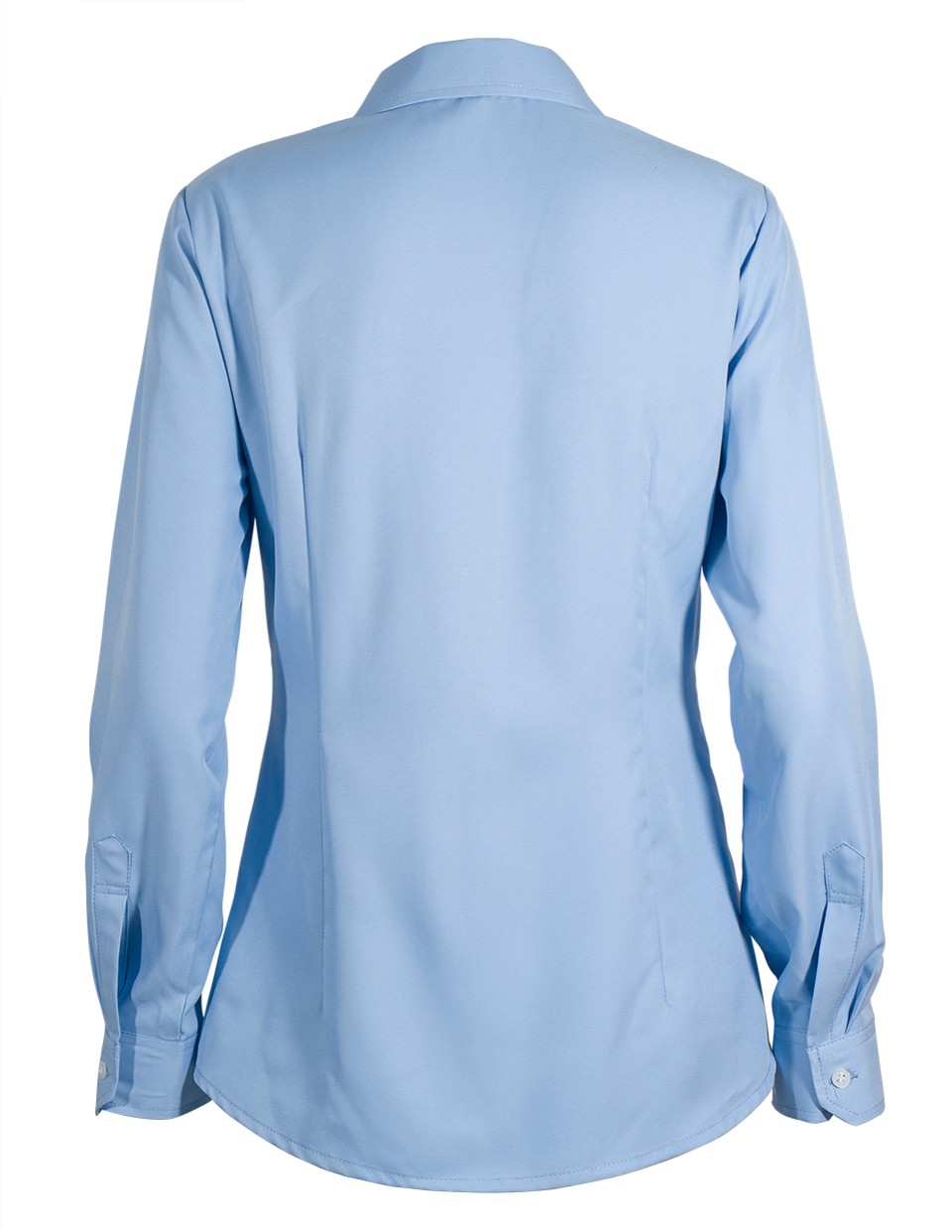 เสื้อเชิ้ตแขนยาวพนักงานเนื้อผ้าไมโครยึดรูปที่ 