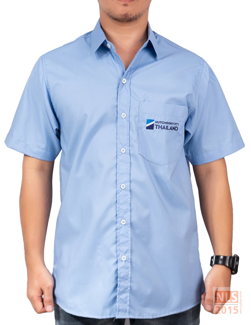 แบบชุดฟอร์มพนักงาน เสื้อเชิ้ตชายบริษัท Hatchisonports Thailandรูปที่ 