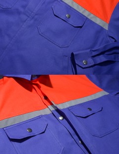 เสื้อช็อปพนักงาน ยูนิฟอร์มเนื้อผ้าเวสป้อยท์