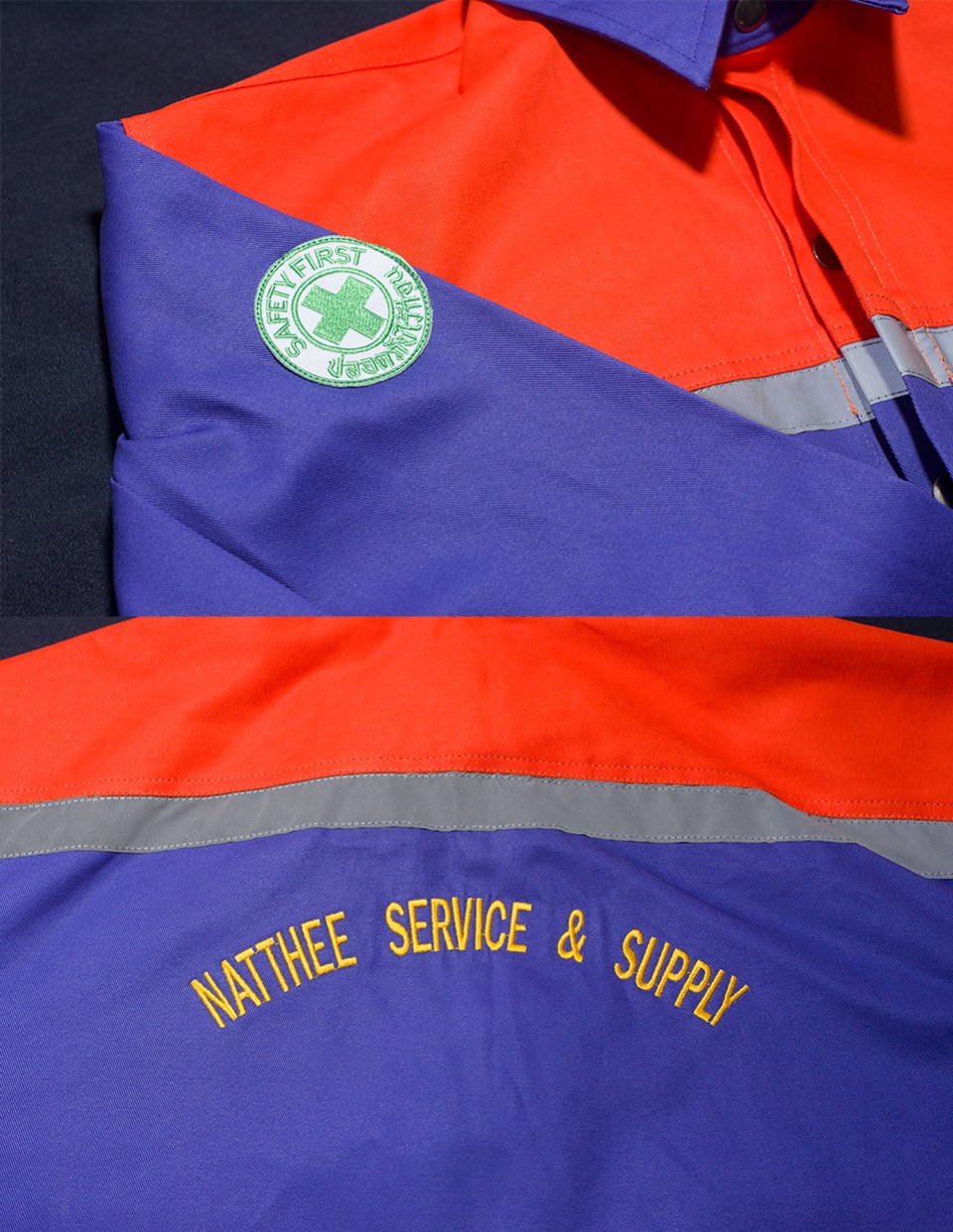 เสื้อช็อปพนักงาน ยูนิฟอร์มเนื้อผ้าเวสป้อยท์รูปที่ 