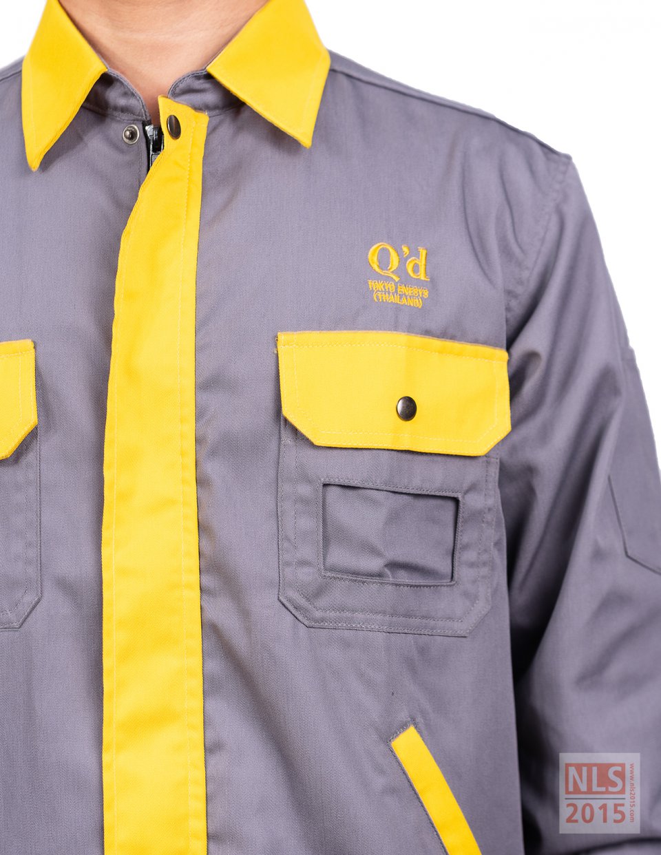 แบบยูนิฟอร์มพนักงานบริษัท Qd Tokyo Enesys (Thailand) /นลินสิริ 2015 โรงงานผลิตชุด Uniform พนักงานรูปที่ 