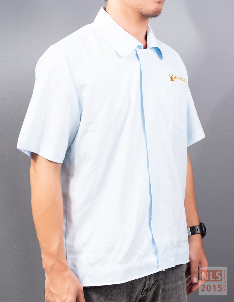 ตัวอย่างเสื้อช้อปพนักงาน J&I THAI CO.,LTD / นลินสิริ 2015 จำกัด รับผลิตเสื้อช้อปพนักงานพร้อมปักโลโก้รูปที่
