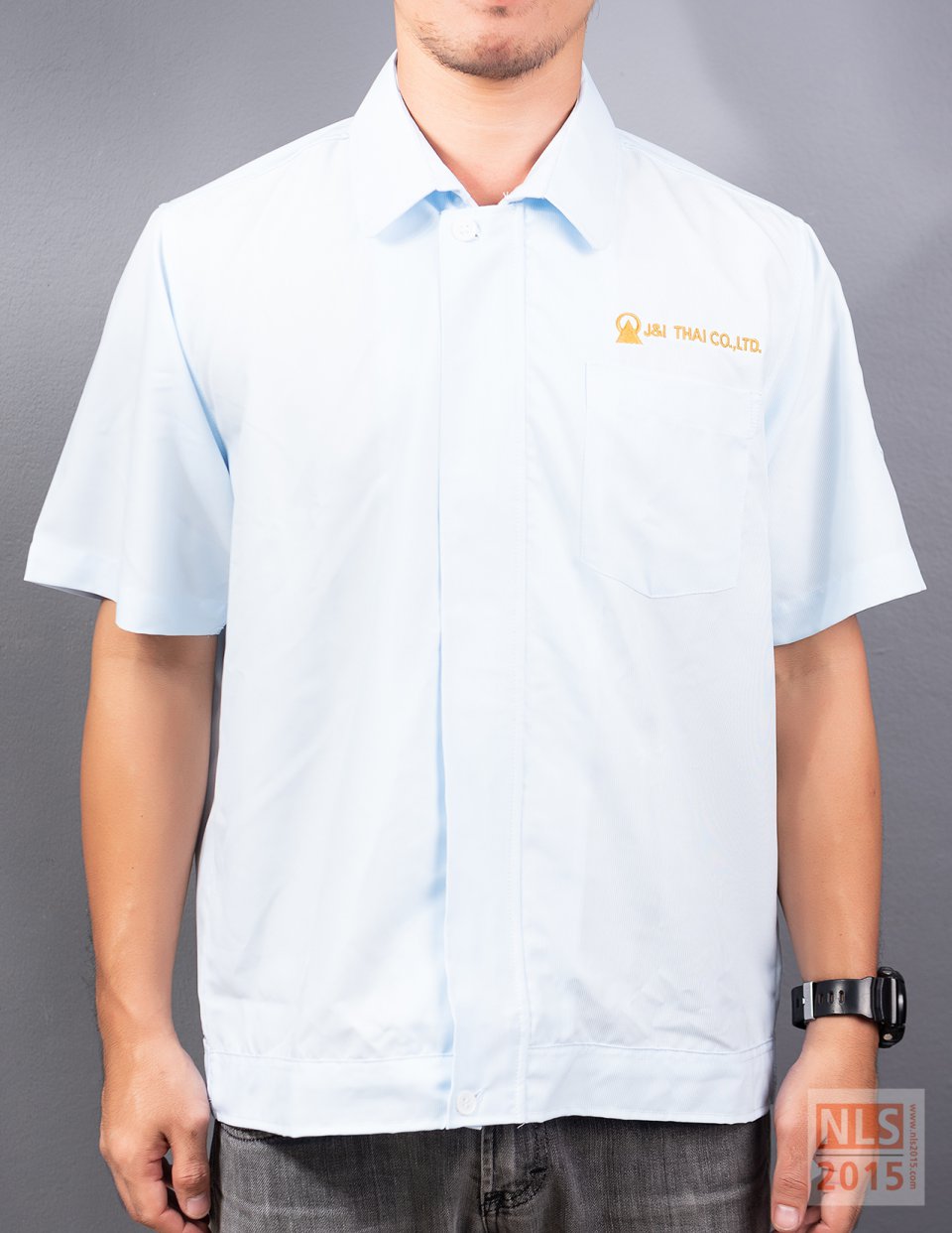 ตัวอย่างเสื้อช้อปพนักงาน J&I THAI CO.,LTD / นลินสิริ 2015 จำกัด รับผลิตเสื้อช้อปพนักงานพร้อมปักโลโก้รูปที่ 