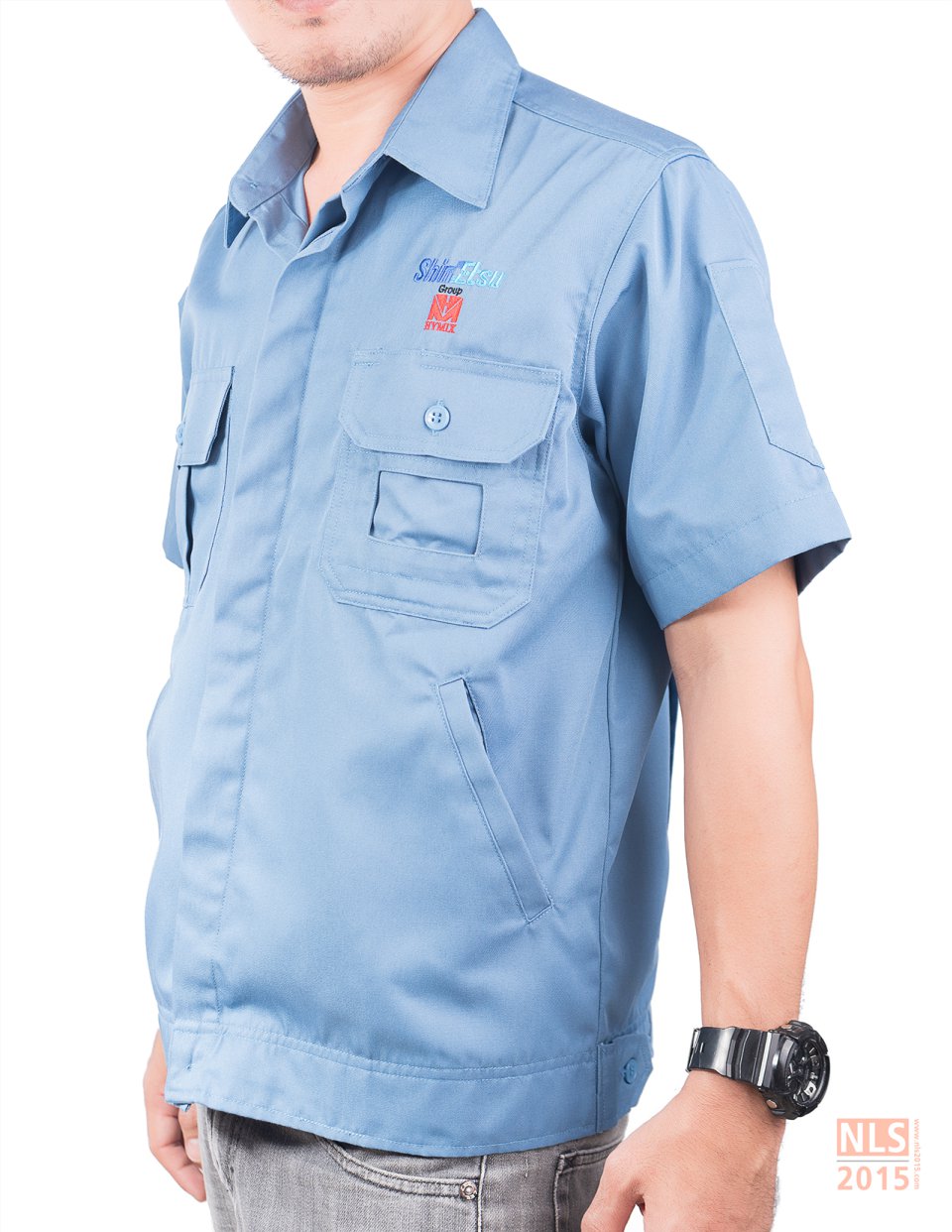 รับตัดชุดพนักงาน รับผลิตยูนิฟอร์ม ชุดช่าง เสื้อพนักงาน ชุดพนักงานโรงงาน บริษัท นลินสิริ 2015 จำกัด ชลบุรี ศรีราชารูปที่ 