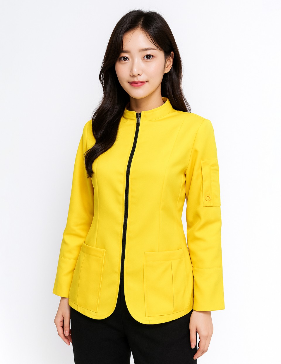 แบบเสื้อพนักงานสนามกอล์ฟเนื้อผ้าลีวายรูปที่ 