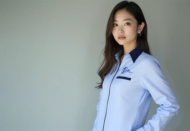 เสื้อเชิ้ต ยูนิฟอร์มพนักงานออฟฟิศ